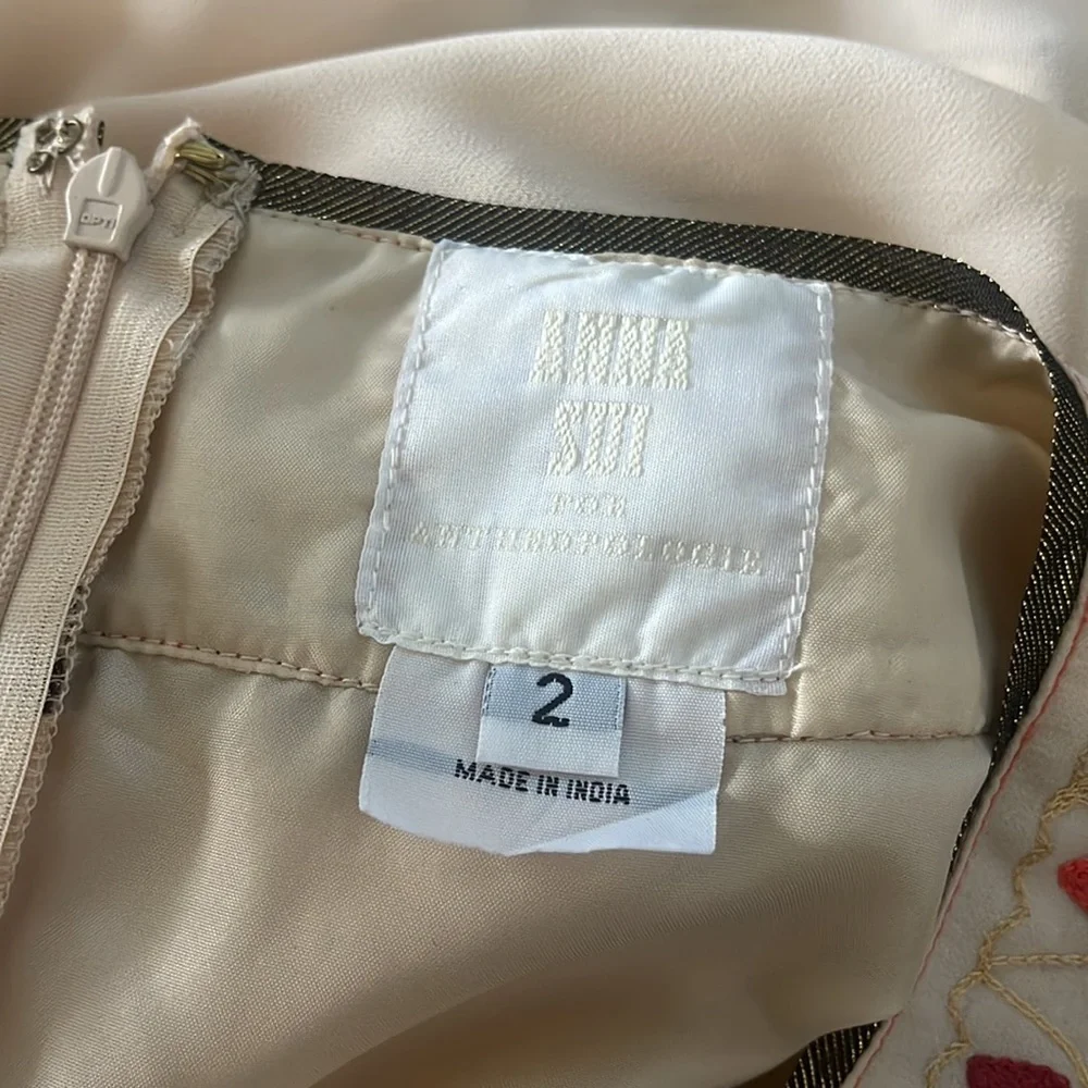 Anna Sui for Anthropologie Hiawatha Dress Size 2 - Picture 6 of 7